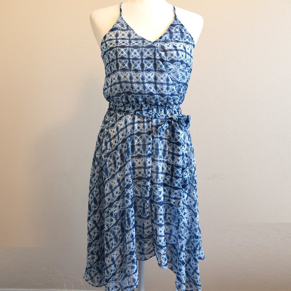 BANANA REPUBLIC Summer Beach Blue Dress XS extra small size